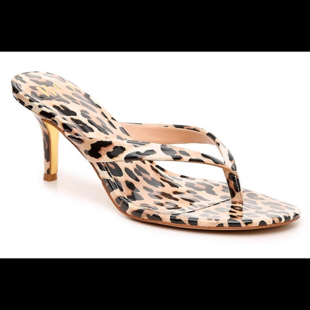 JLO  Cheetah Print Thong Sandal